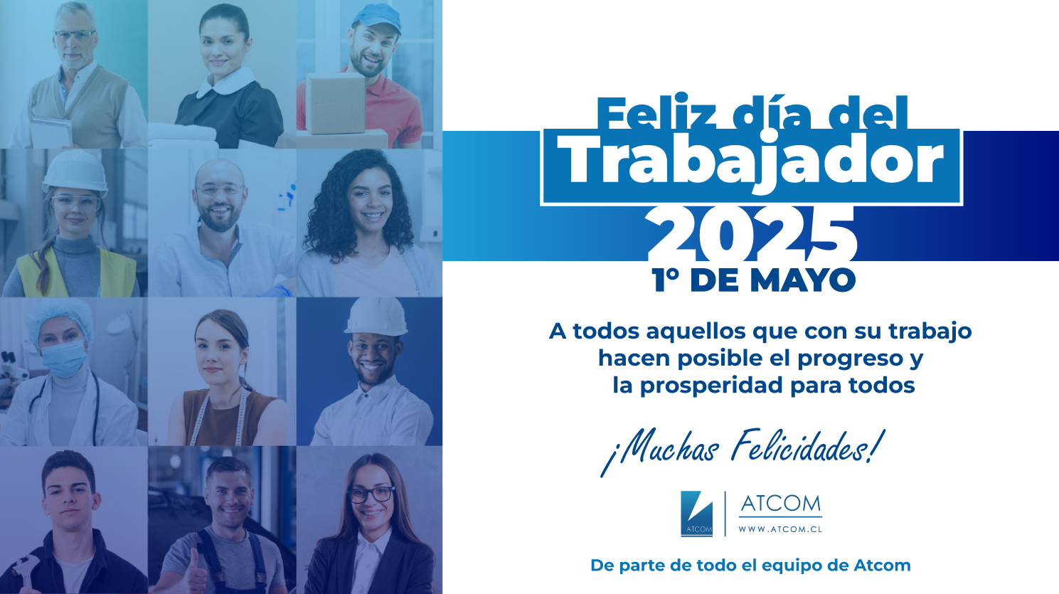 Atcom Feliz Día del Trabajador